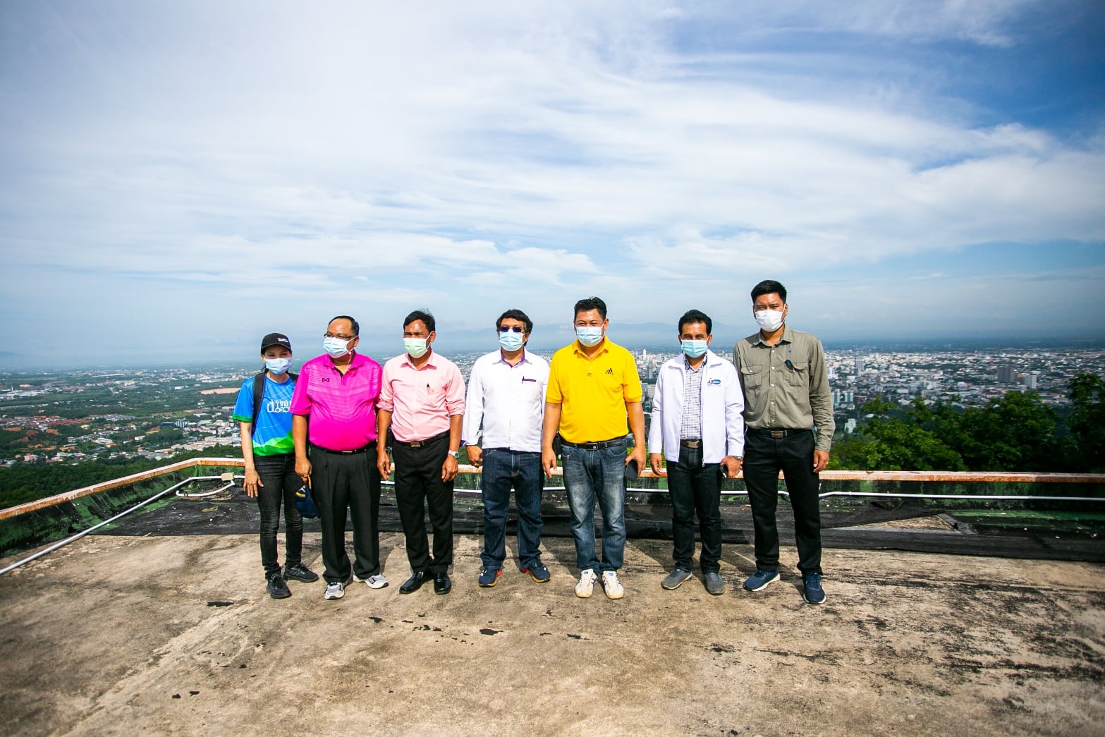 เทศบาลคอหงส์ ลงพื้นที่สำรวจและดูแนวทางในการจัดสร้างสกายวอล์ค (Sky Walk) เขาคอหงส์