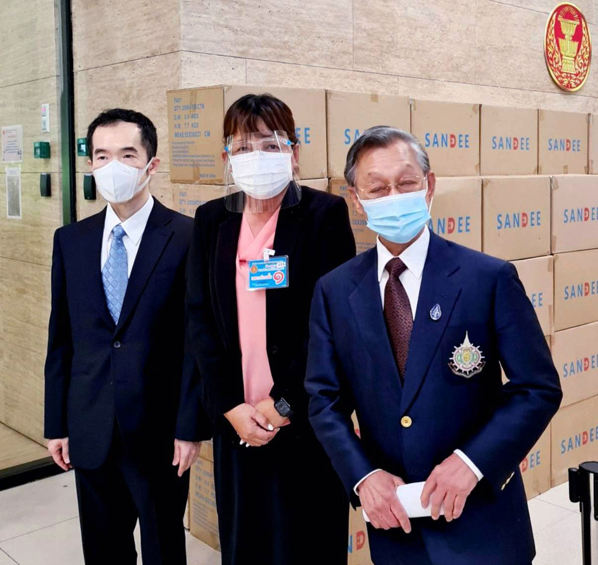 สมาคมฮกเกี้ยนแห่งประเทศไทย มอบหน้ากากอนามัย