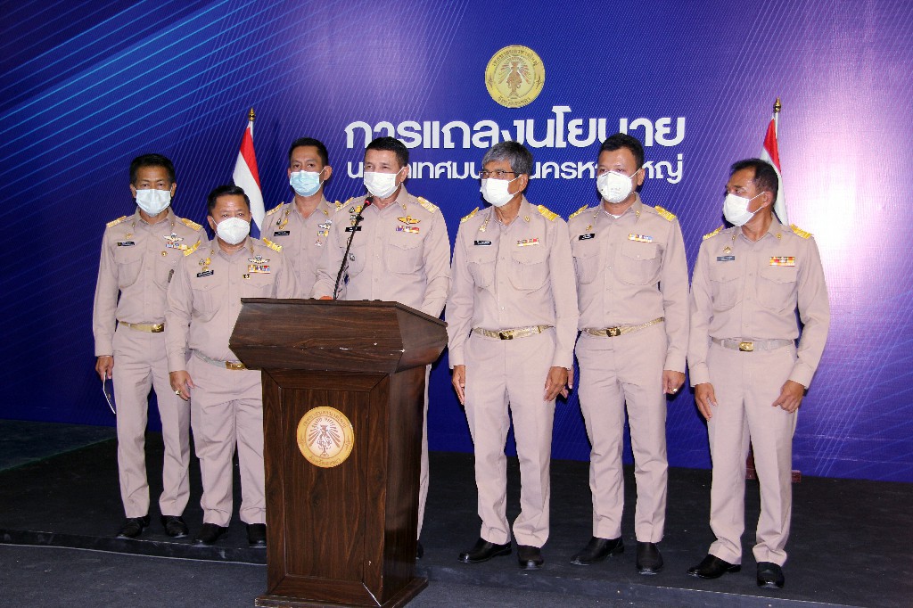 การแถลงนโยบายต่อสภาเทศบาลนครหาดใหญ่ ของพล.ต.ท.สาคร ทองมุณี นายกเทศมนตรีฯ
