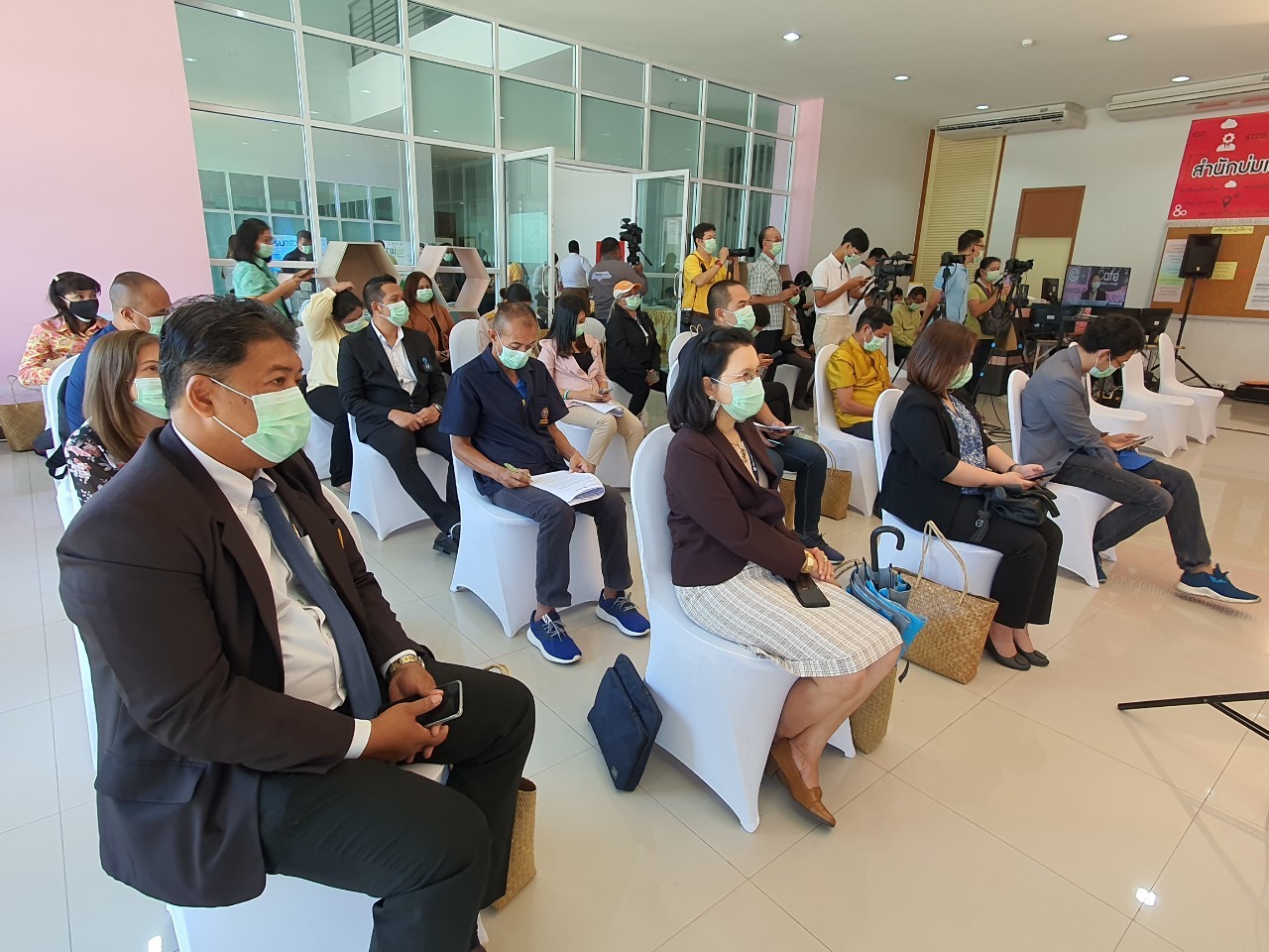 มหาวิทยาลัยทักษิณ เปิดตัวผลิตภัณฑ์ TSU NanoMask และ TSU Herbal Alcohol Spray