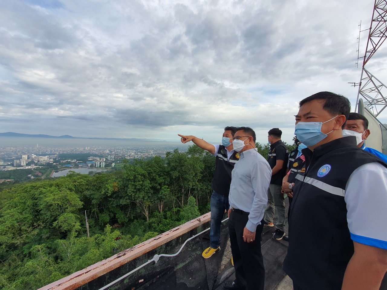 เทศบาลคอหงส์ ร่วมกับ อบจ.สงขลา สำรวจแลนด์มาร์คเขาคอหงส์สร้าง "สกายวอร์ค" (Sky Walk)