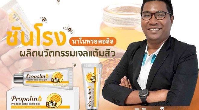 นักวิจัย ม.ทักษิณ เจ๋ง ผลิตเจลแต้มสิวนาโนพรอพอลิสจากชันโรง ครบจบในตัวเดียว