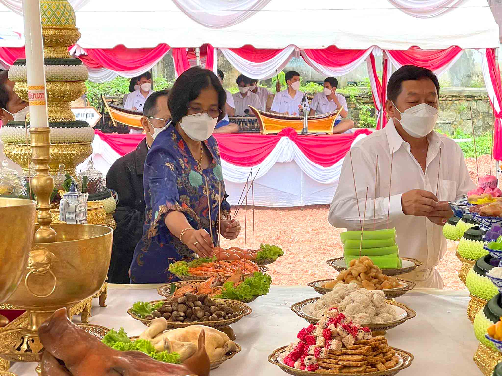 มรภ.สงขลา ร่วมพิธีวางศิลาฤกษ์ศาลสมเด็จพระเจ้าตากสินมหาราช