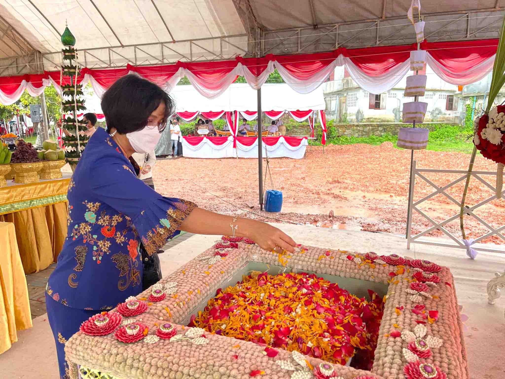 มรภ.สงขลา ร่วมพิธีวางศิลาฤกษ์ศาลสมเด็จพระเจ้าตากสินมหาราช