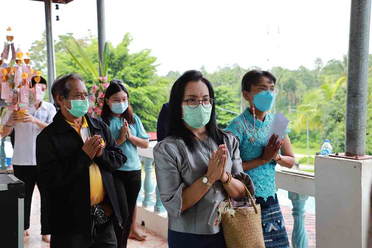 ผ้าป่าสามัคคี สร้างถนนทางขึ้นเจดีย์ และบูรณปฏิสังขรณ์อุโบสถ ณ วัดเวฬุวัน (บ้านป่าไผ่)