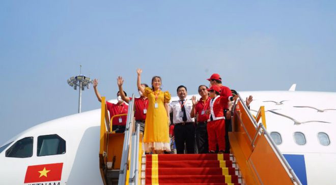 เวียตเจ็ทรับมอบเครื่องบินลำตัวกว้างแบบแอร์บัส A330 ลำแรกในวันคริสต์มาส  