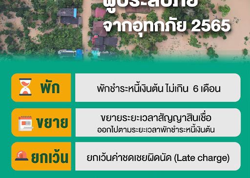 ไอแบงก์ ห่วงใยเหตุการณ์น้ำท่วมฉับพลันภาคใต้ เร่งออกมาตรการช่วยเหลือลูกค้าผู้ประสบภัย