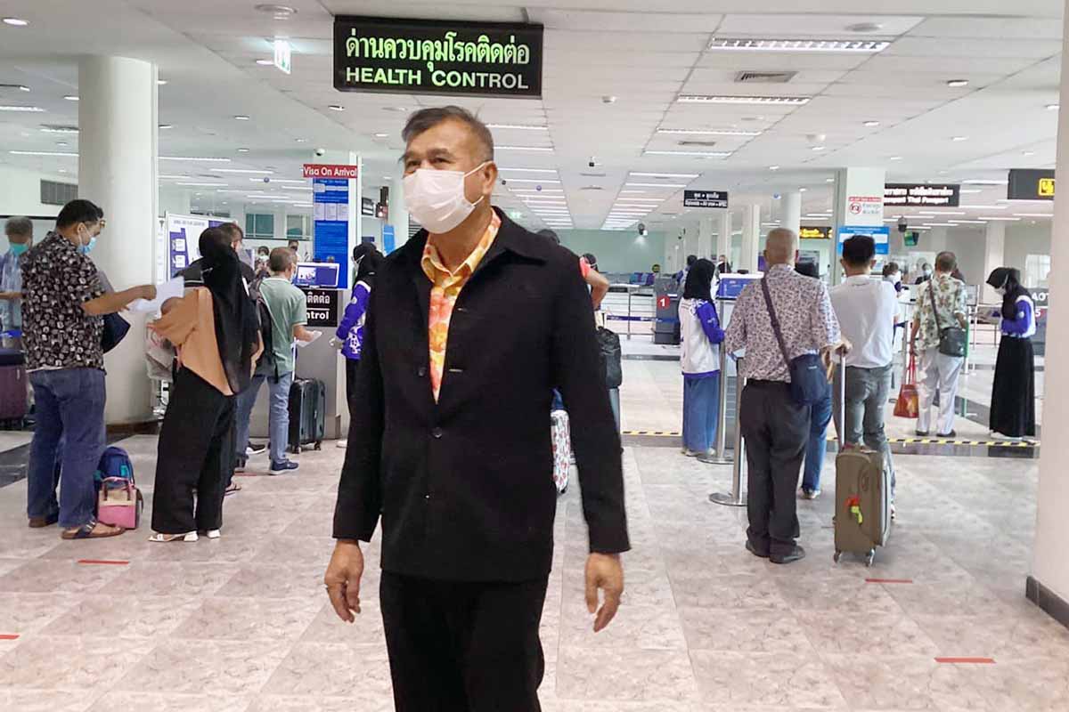 รหญ.ปร. เป็นผู้แทน ผหญ. เข้าสังเกตการณ์ การให้บริการและคัดกรองผู้โดยสาร ในเที่ยวบินขาเข้าระหว่างประเทศ ณ ทหญ