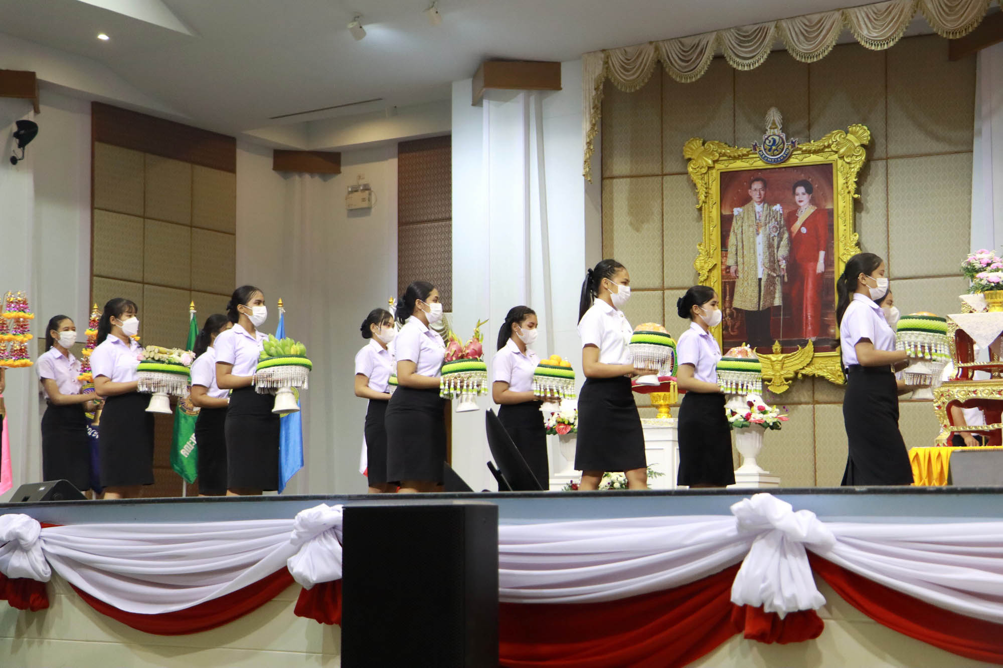 มรภ.สงขลา จัดงานสืบสานศิลป์บายศรีสู่ขวัญ ต้อนรับนักศึกษาใหม่