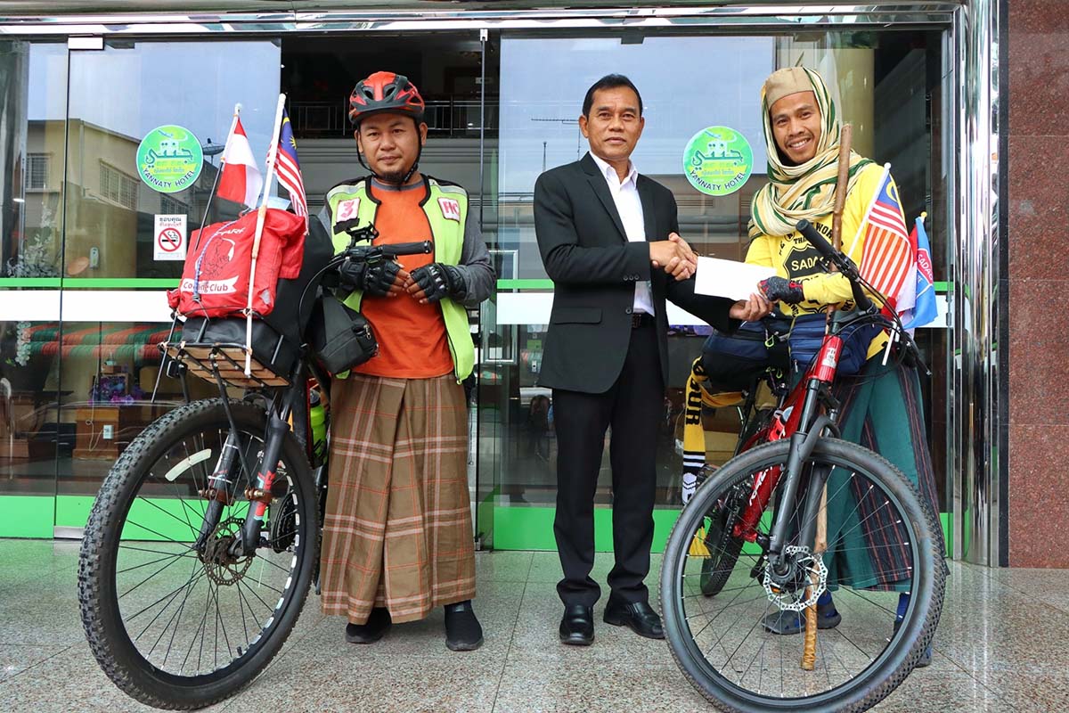 2 ขา เดิน-ปั่น เพื่อไปแสวงบุญประกอบพิธีฮัจย์ ประเทศซาอุดิอาระเบีย #ยอมใจนาย ชนะใจตัวเอง