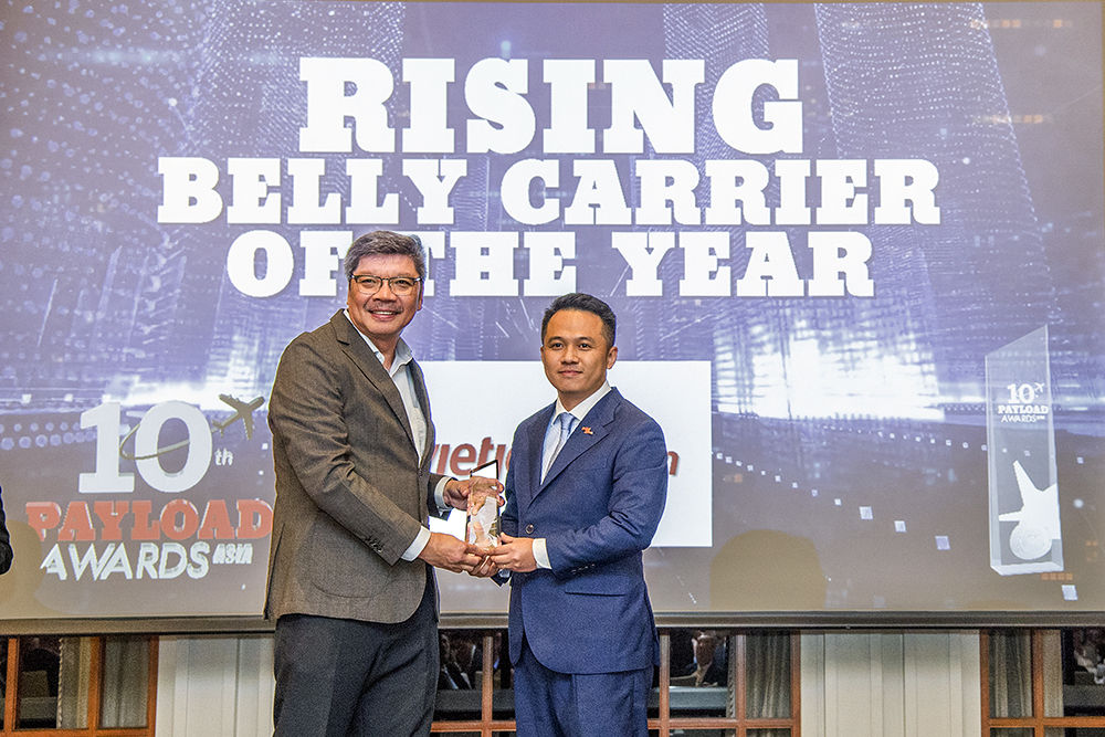 ไทยเวียตเจ็ทคว้ารางวัล 'Rising Belly Carrier of the Year'

จาก Payload Asia Awards ครั้งที่ 10