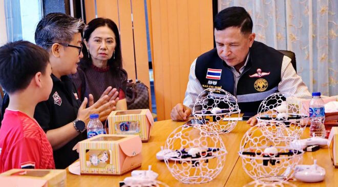 เยาวชนหาดใหญ่ ได้รับคัดเลือกเป็นหนึ่งเดียวของประเทศไทยไปแข่งขันโดรนซอคเกอร์โลก