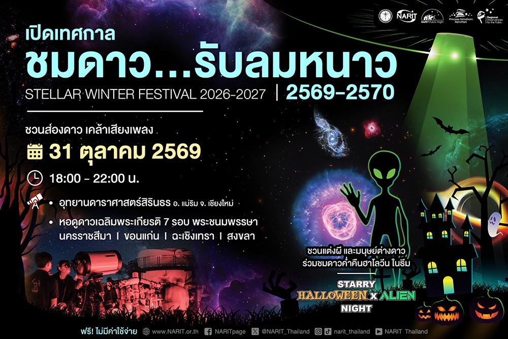 Photo: reporternews5.com NARIT outlines winter public viewing sessions and events